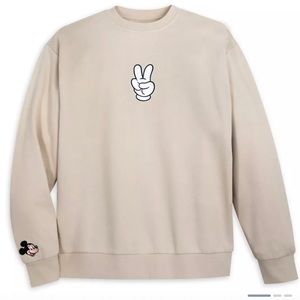 Mickey Mouse Peace Sign Crewneck XL